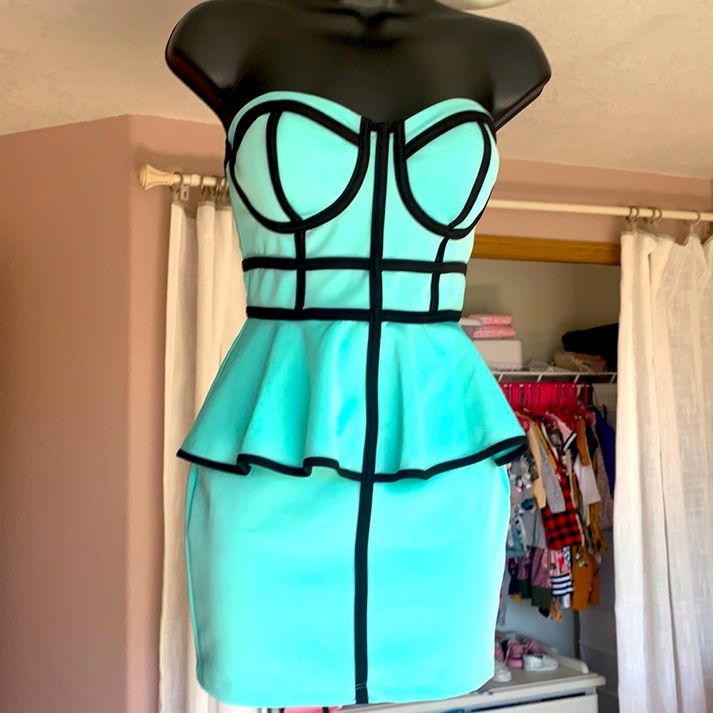 Nasty gal strapless dress